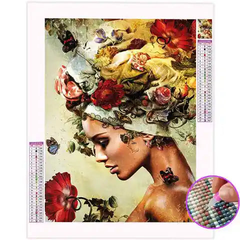 Diamond Painting Portrait Femme | My Diamond Painting