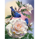 Broderie Diamant Rose Blanche - Vignette | My Diamond Painting