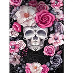 Broderie Diamant Tête de Mort Fleur - Vignette | My Diamond Painting