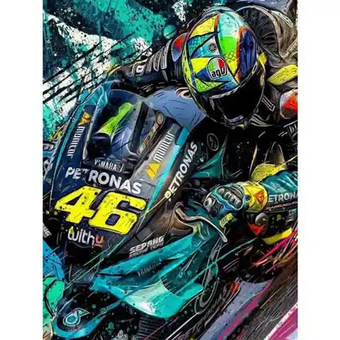 Diamond Painting Valentino Rossi | My Diamond Painting