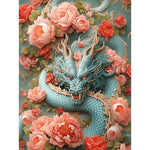 Broderie Diamant Dragon Japonais