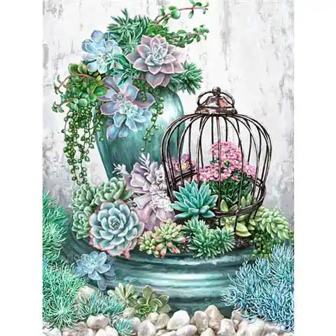 Diamond Painting Succulentes | My Diamond Painting