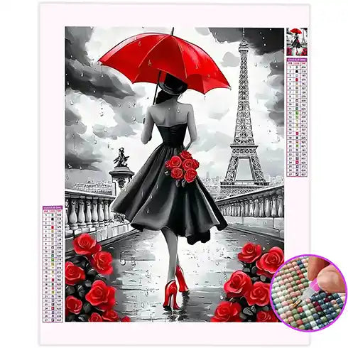 Broderie Diamant Femme Paris