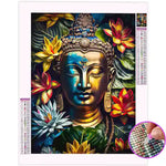 Broderie Diamant Tête de Bouddha