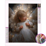 Broderie Diamant Ange Bébé