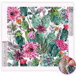 Broderie Diamant Cactus
