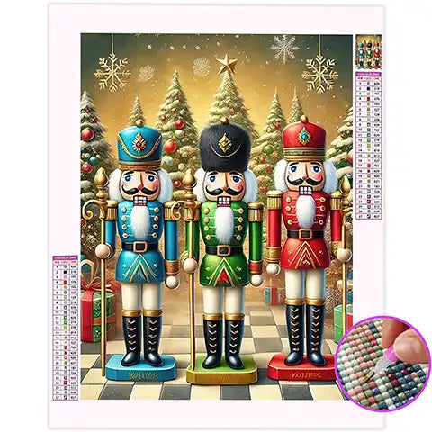 Broderie Diamant Casse Noisette