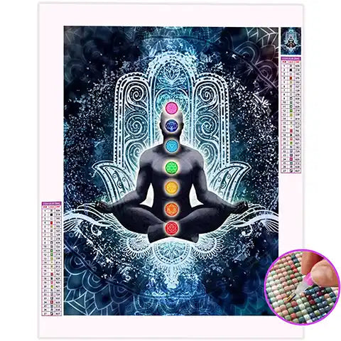 Broderie Diamant Chakra