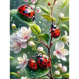 Broderie Diamant Coccinelle