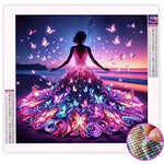 Broderie Diamant Femme Papillon