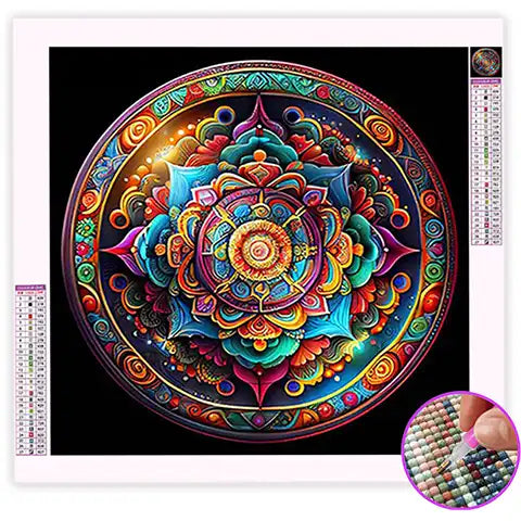 Broderie Diamant Mandala