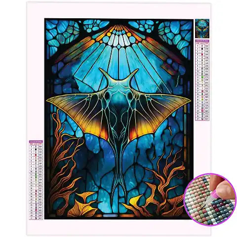 Broderie Diamant Raie