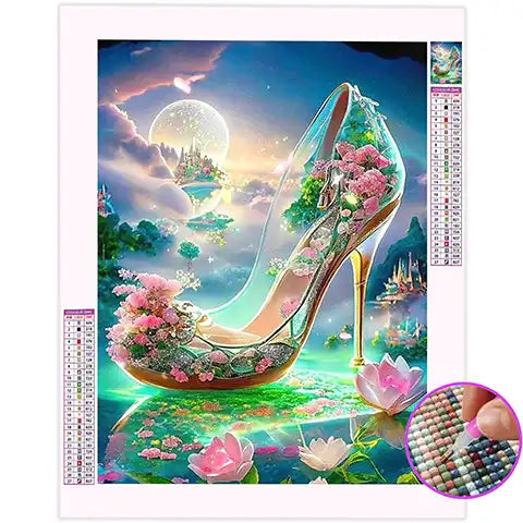 Broderie Diamant Talon