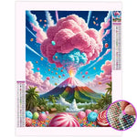 Broderie Diamant Volcan