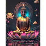 Broderie Diamant Bouddha Zen