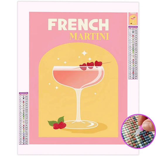 Broderie Diamant Martini