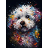 Broderie Diamant Bichon Frisé