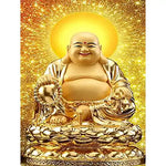 Broderie Diamant Bouddha Gros Ventre