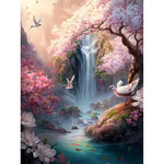 Broderie Diamant Cascade Zen