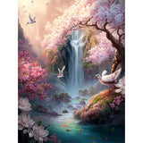 Broderie Diamant Cascade Zen