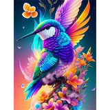 Broderie Diamant Colibri