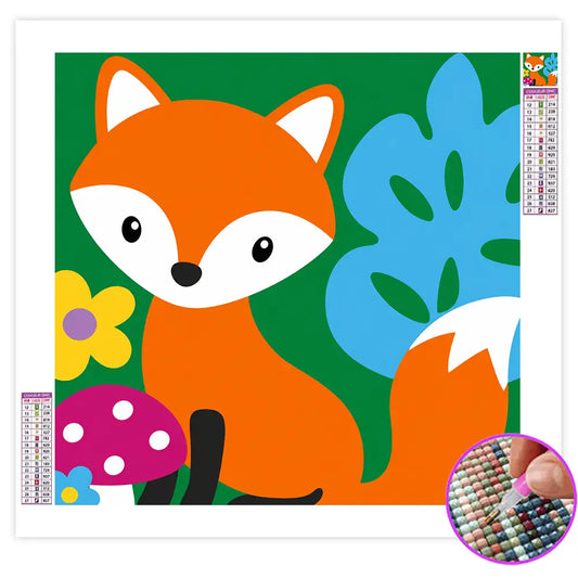 Diamond Painting Enfant Renard