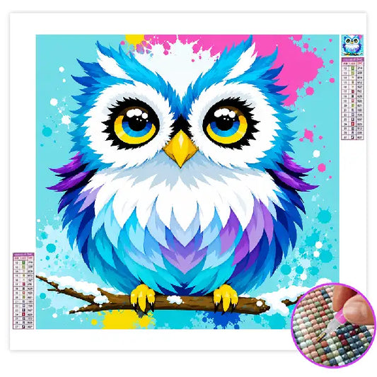 Diamond Painting Enfant Hibou