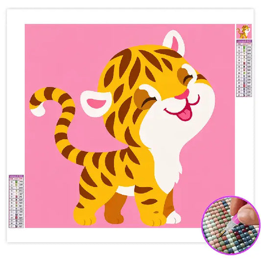 Diamond Painting Enfant Tigre