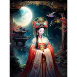 Broderie Diamant Femme Asiatique