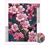 Broderie Diamant Fleur de Cerisier