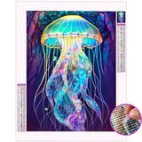 Broderie Diamant Méduse