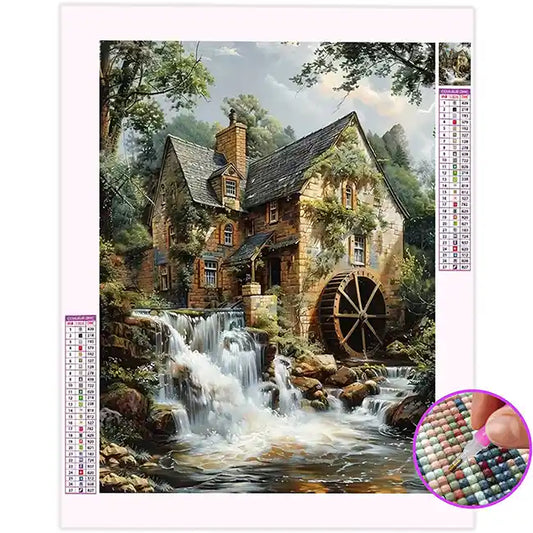 Broderie Diamant Moulin