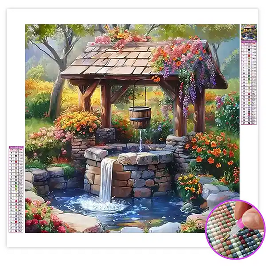 Broderie Diamant Puits