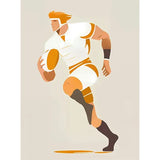 Broderie Diamant Rugby