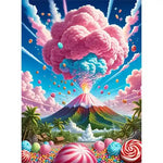 Broderie Diamant Volcan