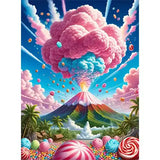 Broderie Diamant Volcan