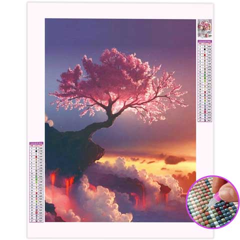 Broderie Diamant Arbre Sakura | My Diamond Painting