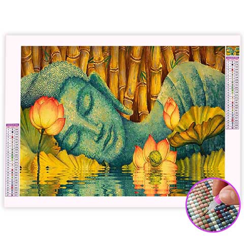 Broderie Diamant Bouddha Couché | My Diamond Painting