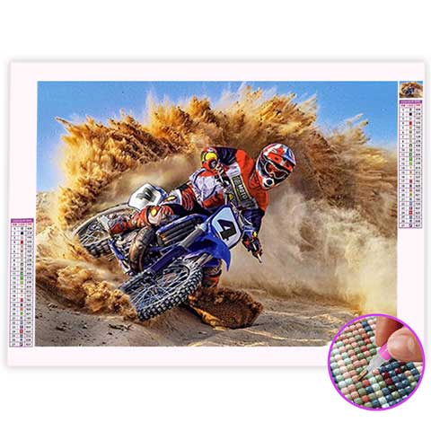 Broderie Diamant Moto Cross | My Diamond Painting