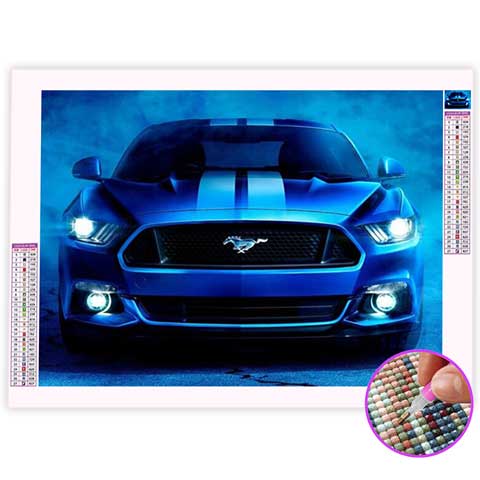 Broderie Diamant Mustang | My Diamond Painting