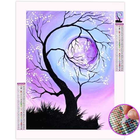 Diamond Painting Arbre Abstrait | My Diamond Painting