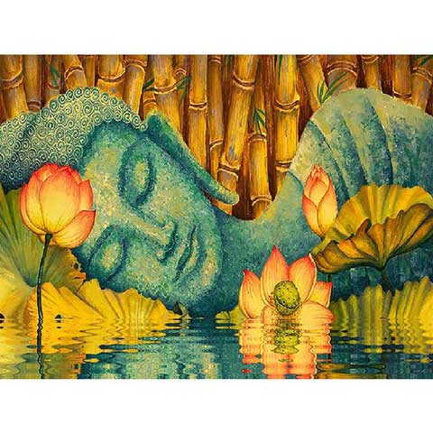 Diamond Painting Bouddha Couché | My Diamond Painting